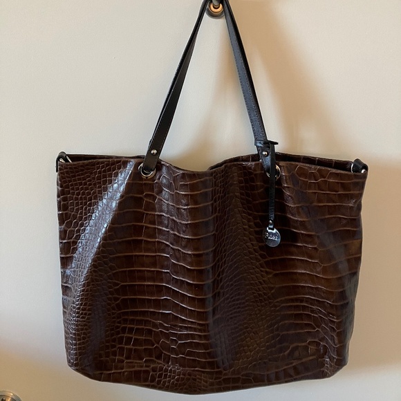 Fiore Italian Leather Tote Bag - Picture 1 of 11